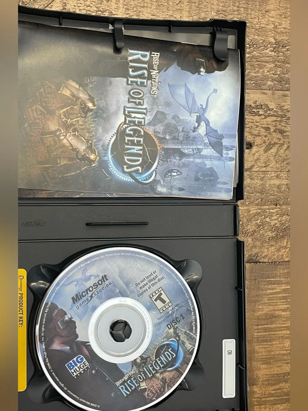 Microsoft Rise of Legends PC Game - Blue and Black Artwork